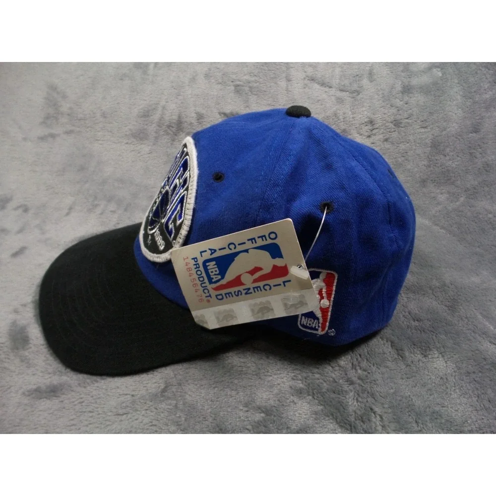 Vintage Orlando Magic Snapback Hat Lee Sport Black Blue NBA New With Tags
